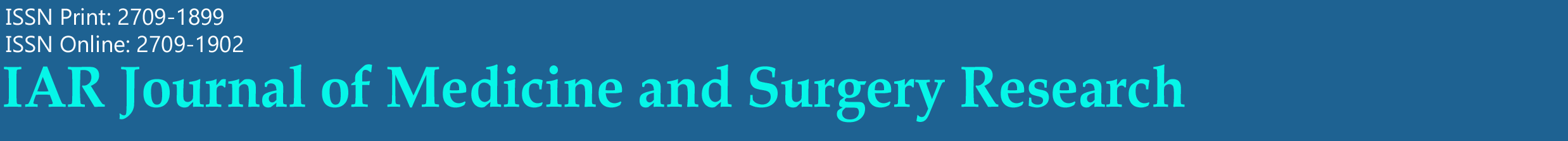 IAR Journal of Medicine and Surgery Research